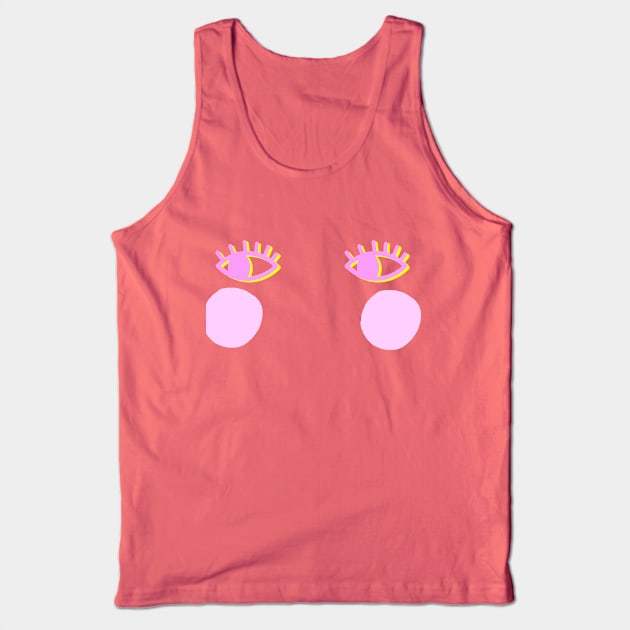 CUTE FACE Tank Top by Gentles 